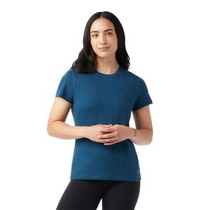 smartwool women’s t-shirt in twilight blue